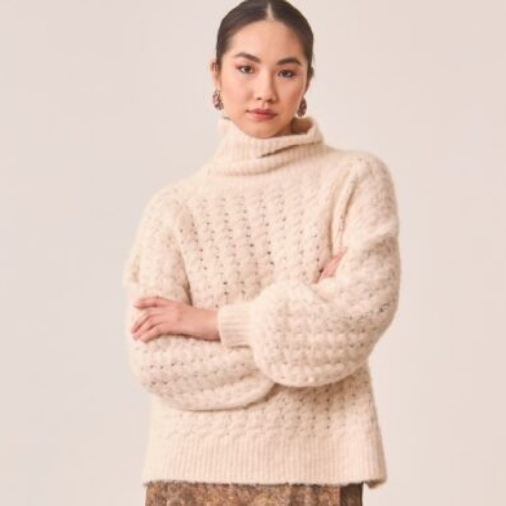 NWT NEKANE | $115 Silfi Knit Turtleneck Sweater